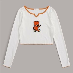 Teddy Bear Crop Top